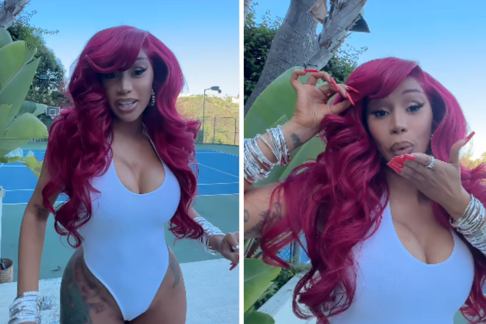 Is Cardi B about to announce that she's got new music on the way?