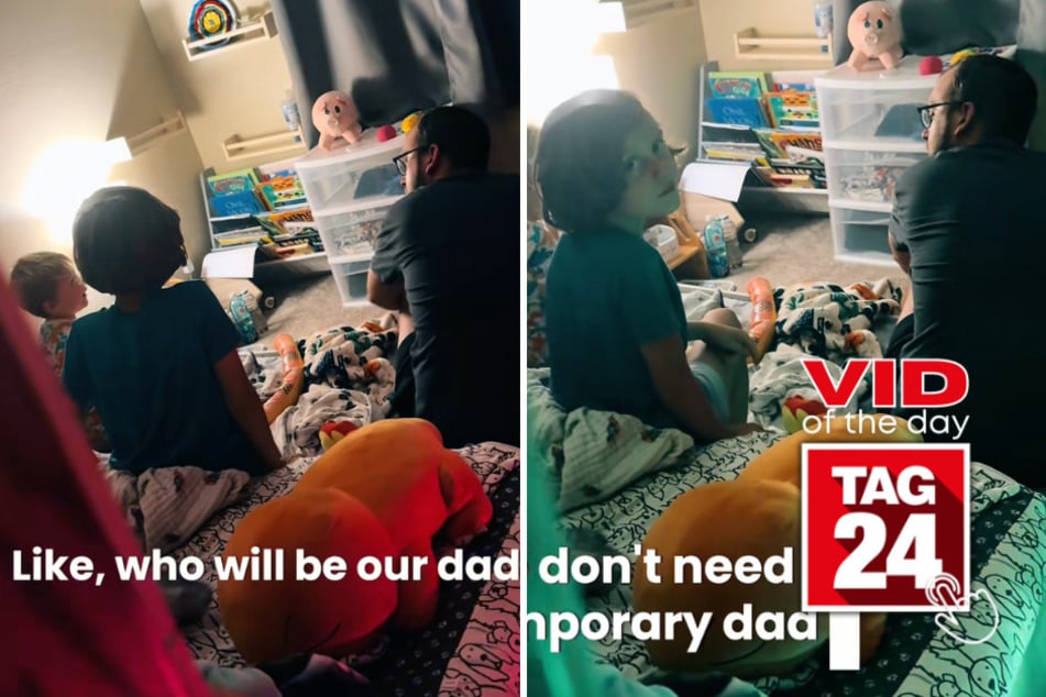 Viral Video of the Day for August 12, 2026: Little boy has hilarious question after dad says he's leaving for a few days