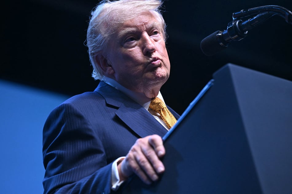 An appeals court on Wednesday rejected President Donald Trump's request to have his name restored to the facade