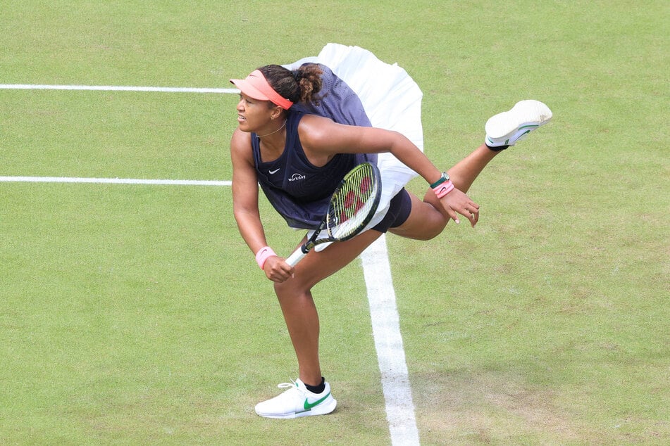 Naomi Osaka is feeling confident as she prepares to play on grass at Wimbledon.
