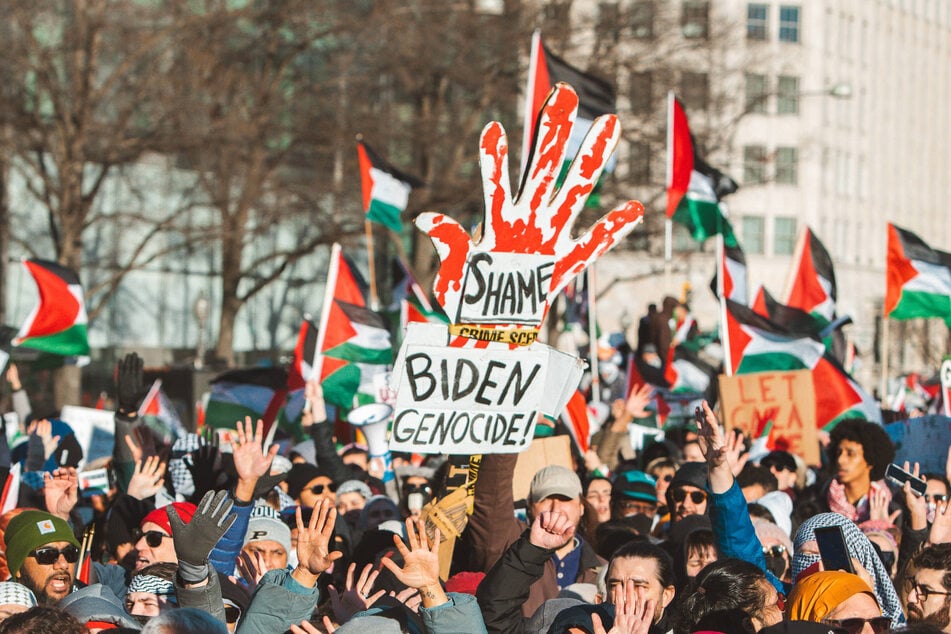 President Joe Biden, Secretary of State Antony Blinken, and Secretary of Defense Lloyd Austin have been accused of failing to prevent in genocide in Gaza as public support for a ceasefire grows.