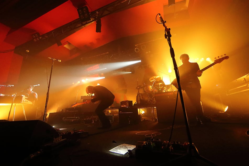 Spoon the band performing at the Astra Kulturhaus in Berlin, Germany.