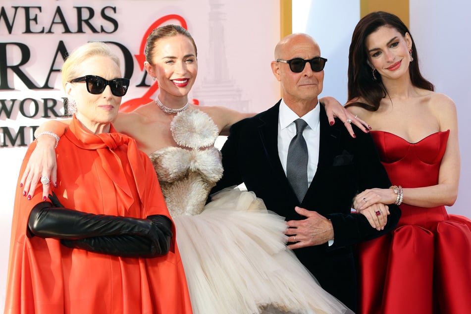 Most recently, Emily Blunt (second from l.) celebrated the premiere of The Devil Wears Prada 2 in New York City.