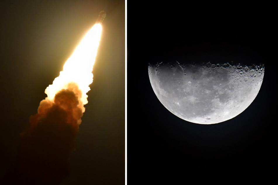 The Artemis I unmanned lunar rocket lifts off from launch pad 39B at NASA's Kennedy Space Center in Cape Canaveral, Florida, on November 16, 2022.