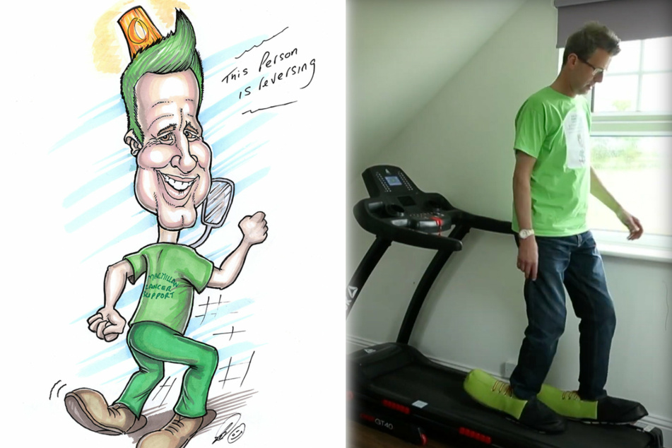 Stepping backward to move forward: Man wants to walk 100 miles in reverse for charity!