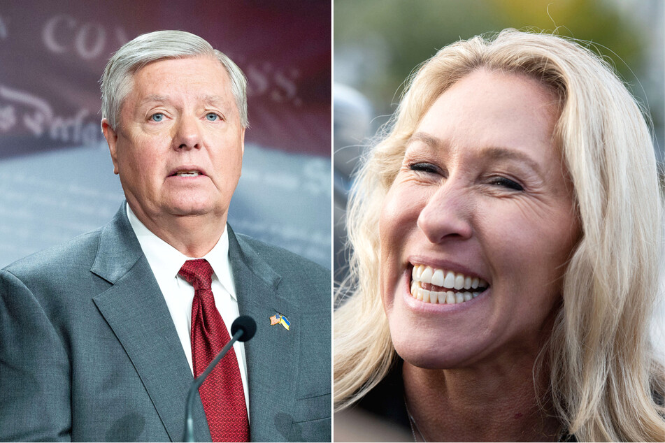Marjorie Taylor Greene trolls Lindsey Graham with bizarre edited photo