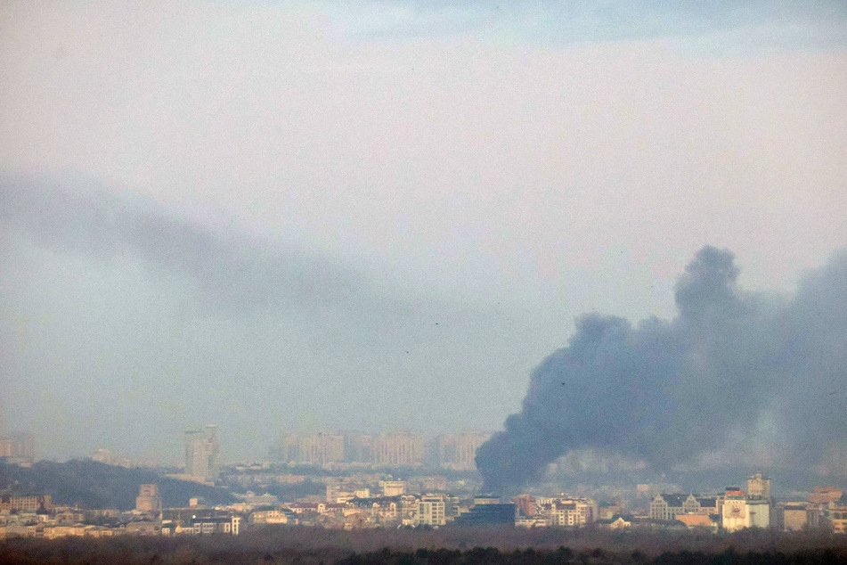 Russia on Thursday night launched a large-scale bombardment of Ukrainian cities, including Kyiv, which stretched into Friday.