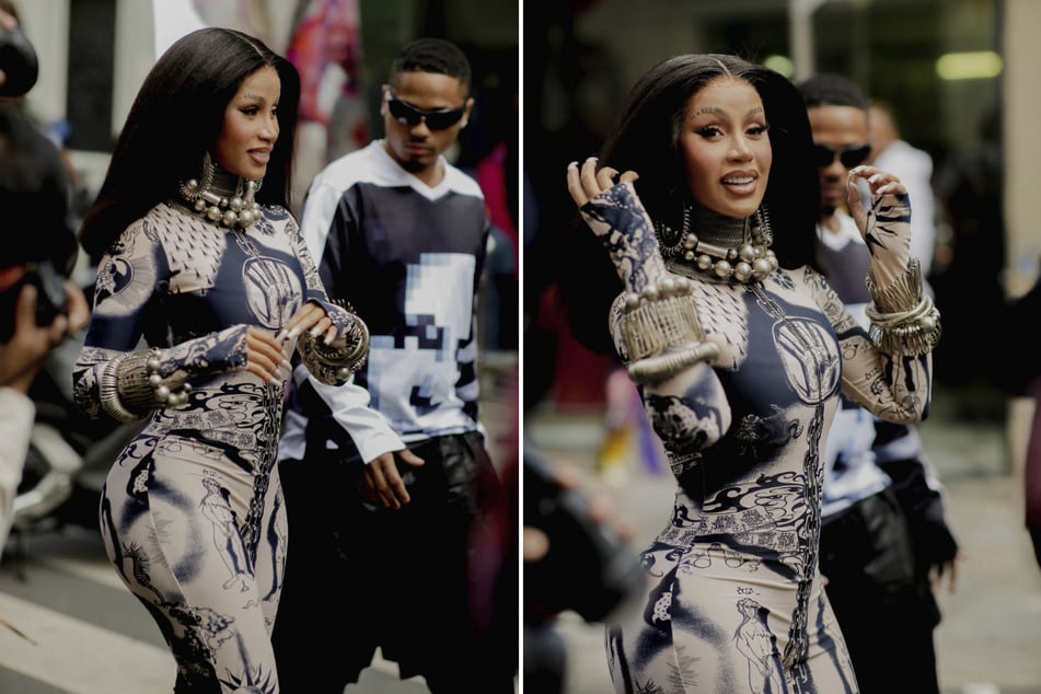 Cardi B brings the Balenciaga look as she outdoes herself in Paris!