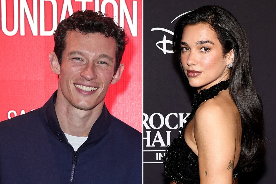 Callum Turner (l.) and Dua Lipa are reportedly heading down the aisle after almost a year of dating!