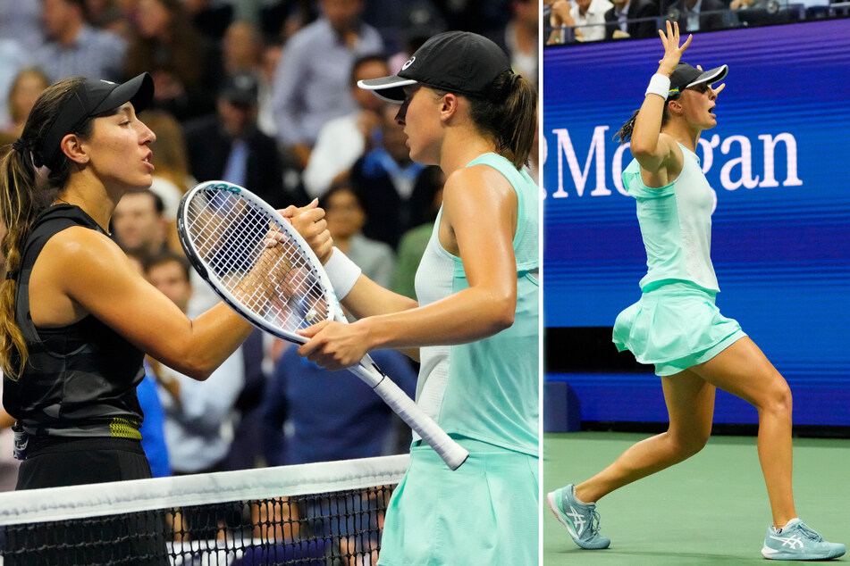 US Open: Iga Swiatek battles past Jessica Pegula to reach semi-finals