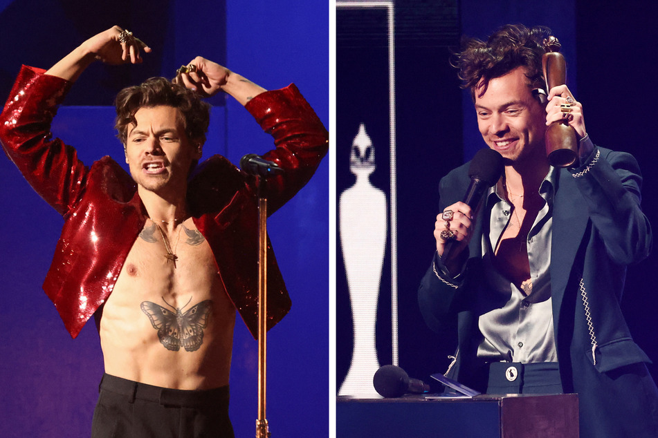 Harry Styles hails female artists as he sweeps the Brit Awards