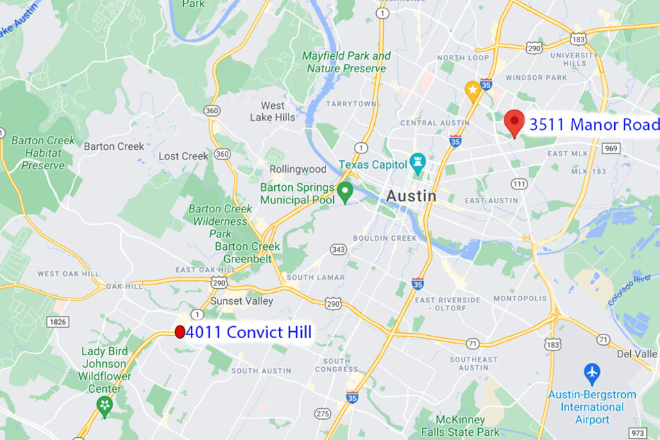 The locations for the two proposed encampment sites are on separate sides of town, with the Manor Road location being closest to the city center.