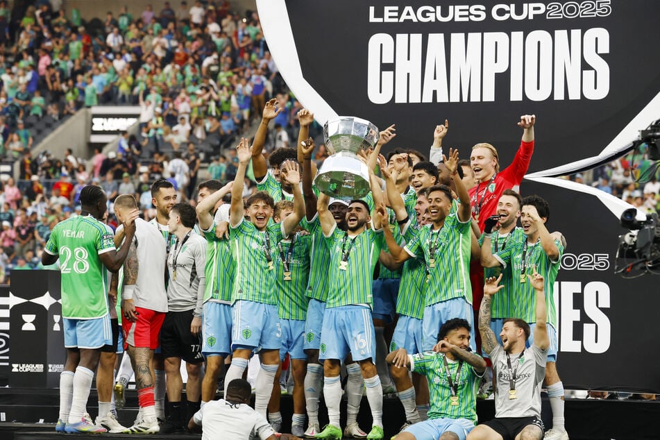 Leagues Cup: Seattle Sounders stun Messi's Inter Miami in final blemished by spitting incident