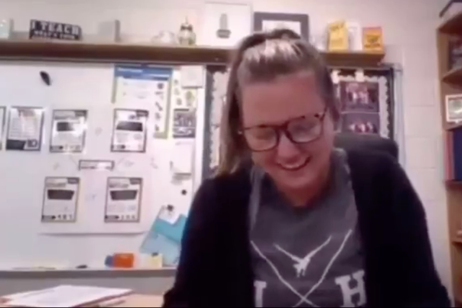 "That was a big one": embarrassing Zoom accident sends class into peals of laughter