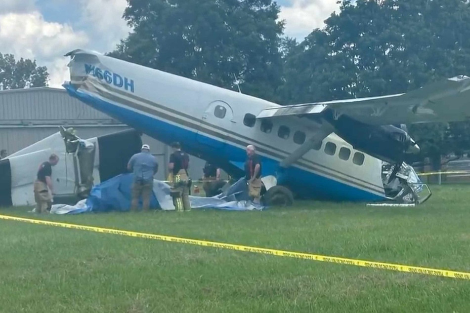 Plane carrying 20 people crashes in Tennessee as FAA launches investigation
