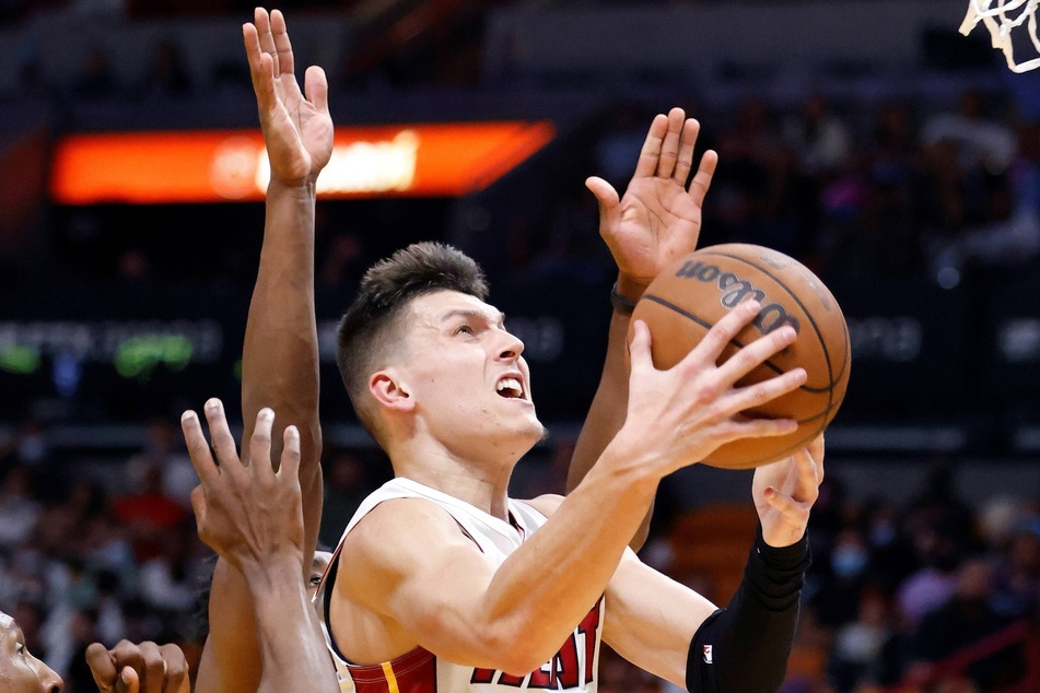 Off the bench, Tyler Herro led the Heat with 29 points.