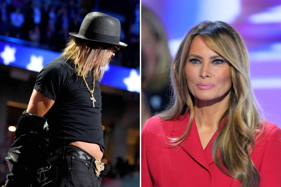 Melania Trump's reaction to Kid Rock breaks the internet: "Wishing she was somewhere else"