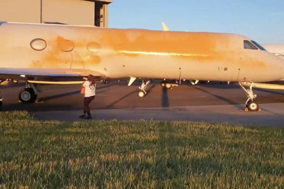 London airport hosting Taylor Swift's private jet targeted in climate protest