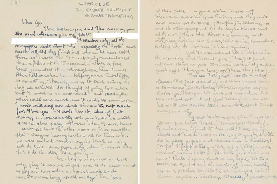 The letter is expected to fetch up to £40,000 ($54,000) when it is sold at Christie's auction house on July 9.