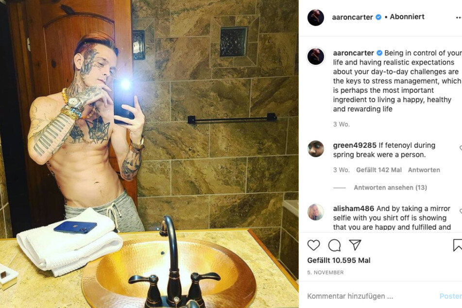 Aaron's six-pack is already visible, but is that enough for twelve rounds in the ring?
