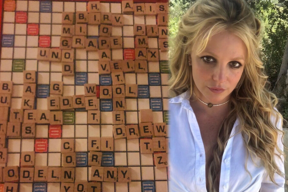 Britney Spears' latest Instagram Scrabble post is a real guessing game