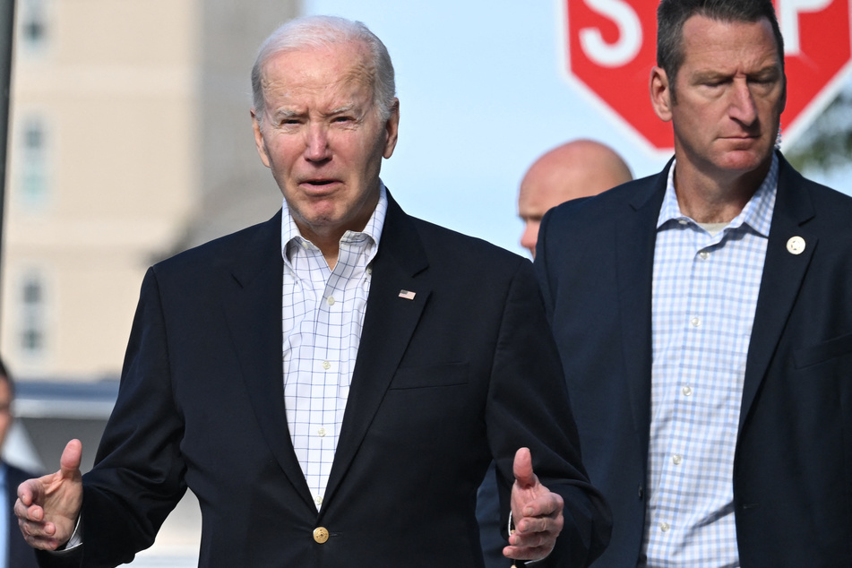 Biden has mocked Trump for suggesting bleach as a cure for Covid-19, as well as for dozing off in court recently.