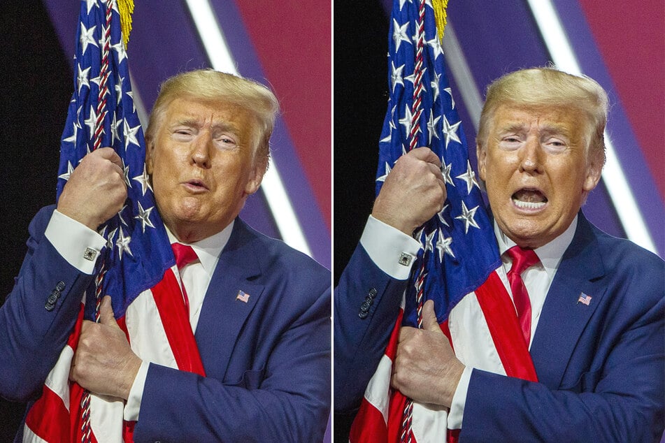 Former President Donald Trump hosted a private screening of the film The Sound of Freedom on Wednesday night for his biggest MAGA allies.