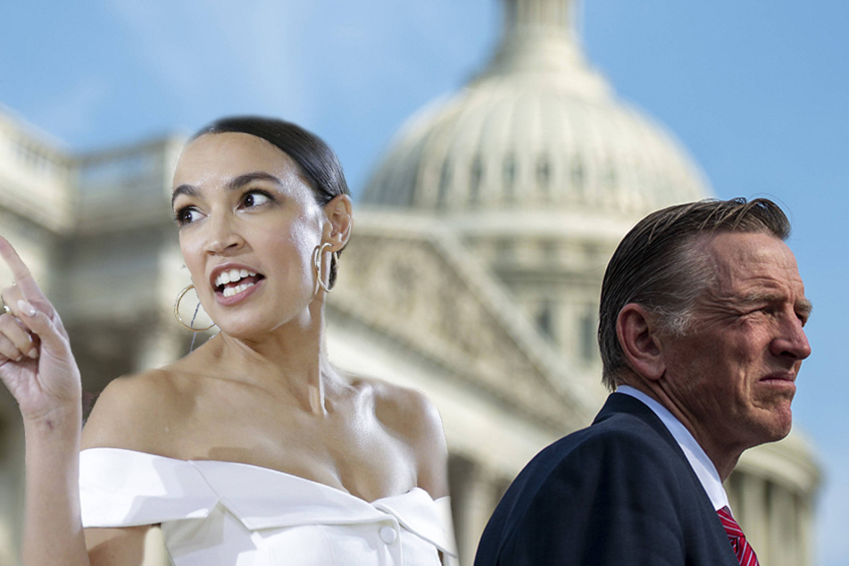 Rep. Paul Gosar (r.) was censured by the House on Wednesday for a graphic and violent video he shared that featured Rep. Alexandria Ocasio-Cortez (l.).