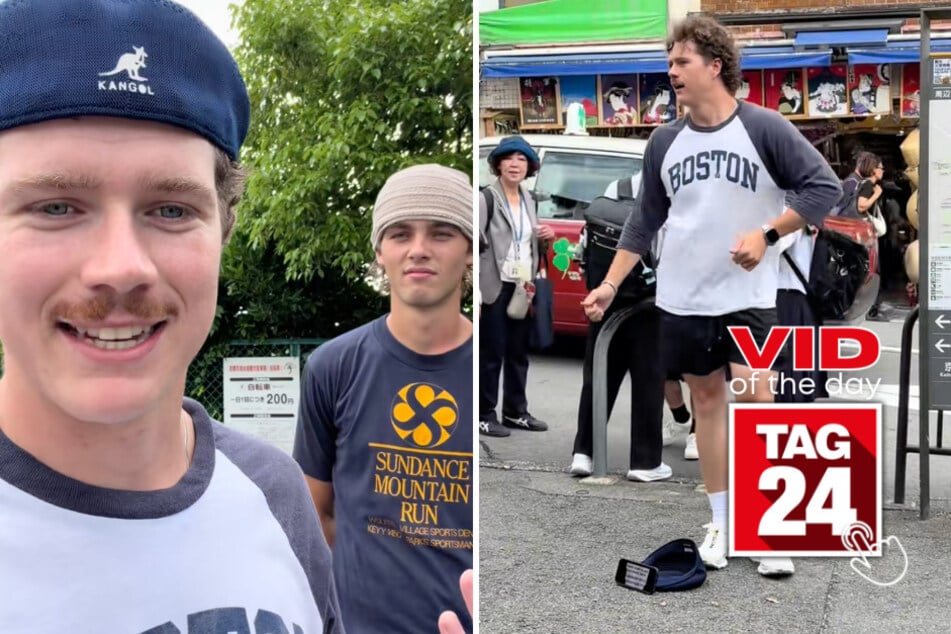 Viral Video of the Day for June 23, 2026: Stranded tourists bust a move to save their bikes in Japan!
