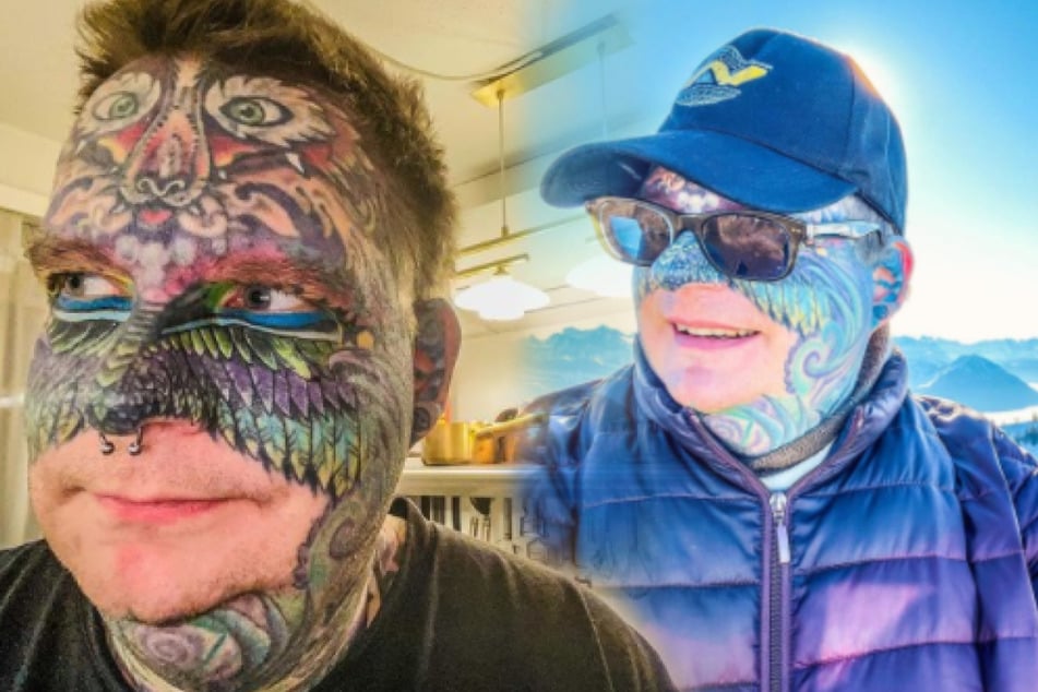 Andreas Stauffiger (43) describes himself as a tattoo addict.