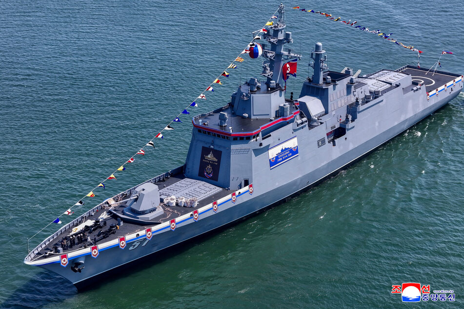 North Korea launches new destroyer armed with "most powerful weapons"