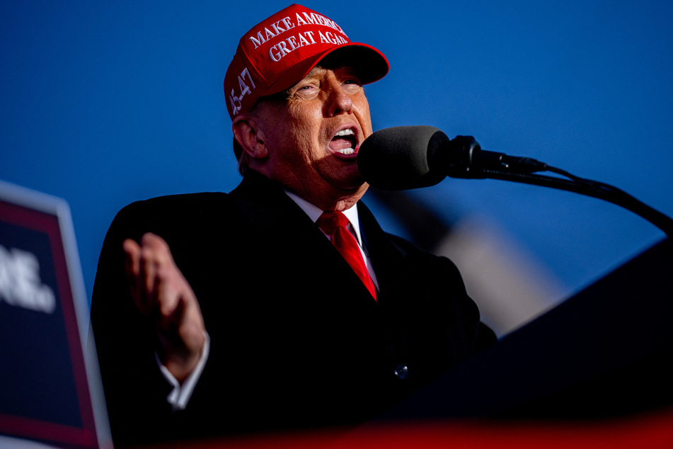 Donald Trump railed against the judge and prosecutors in his upcoming hush money trial at a campaign rally in Schnecksville, Pennsylvania on Satrurday.