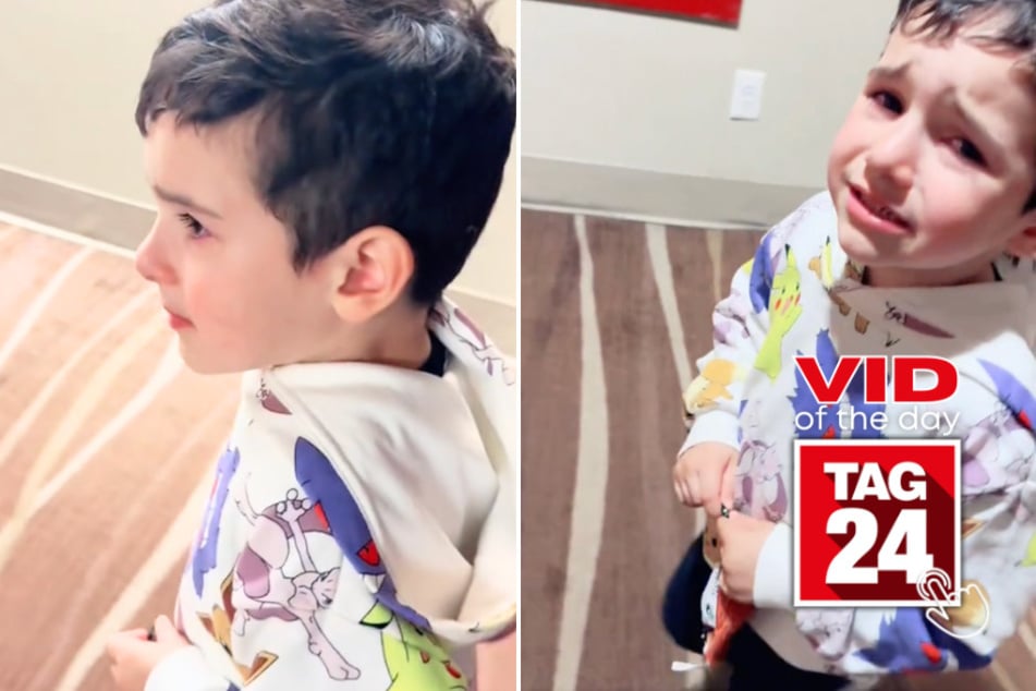 Viral Video of the Day for November 6, 2024: Kid can't stop waterworks after seeing new movie in theater with mom