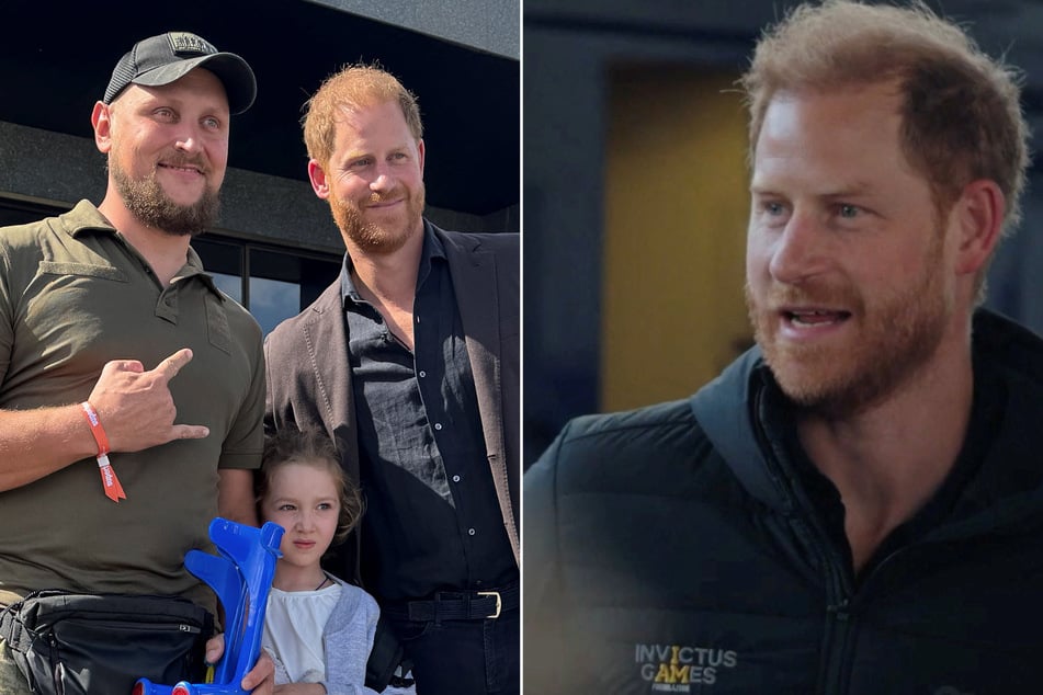 Prince Harry visits wounded soldiers on surprise trip to Ukraine
