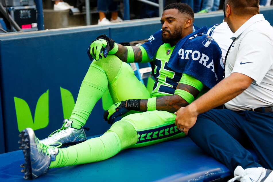 Jamal Adams was carted off the field after his injury during Monday night's game.