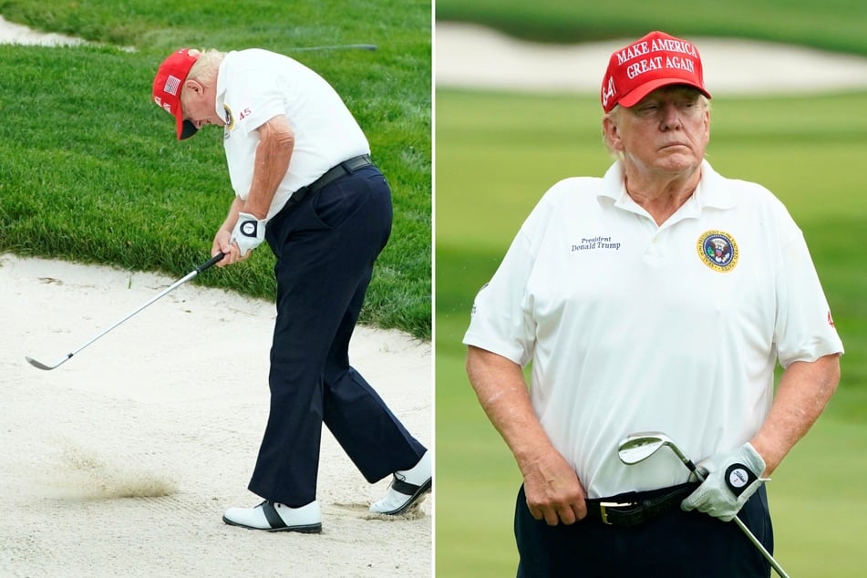 How did Donald Trump spend his day off from the hush money trial?