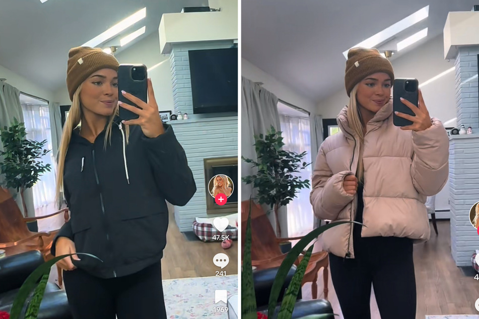 LSU gymnast Olivia Dunne showed off her winter fashion in a viral new TikTok.
