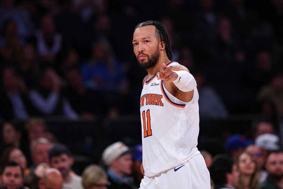 New York Knicks point guard Jalen Brunson is pictured during the second half against the Toronto Raptors at Madison Square Garden on October 15, 2026. The reigning NBA Finals champions are hoping to repeat their success in the coming season.