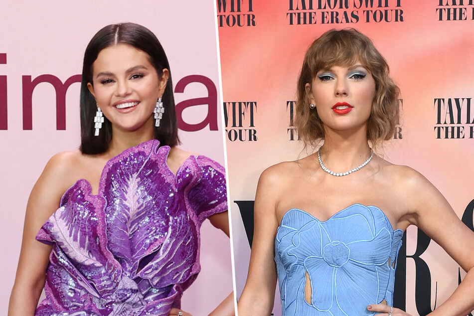 Selena Gomez (l.) and Taylor Swift were spotted grabbing dinner together in Los Angeles on Thursday.