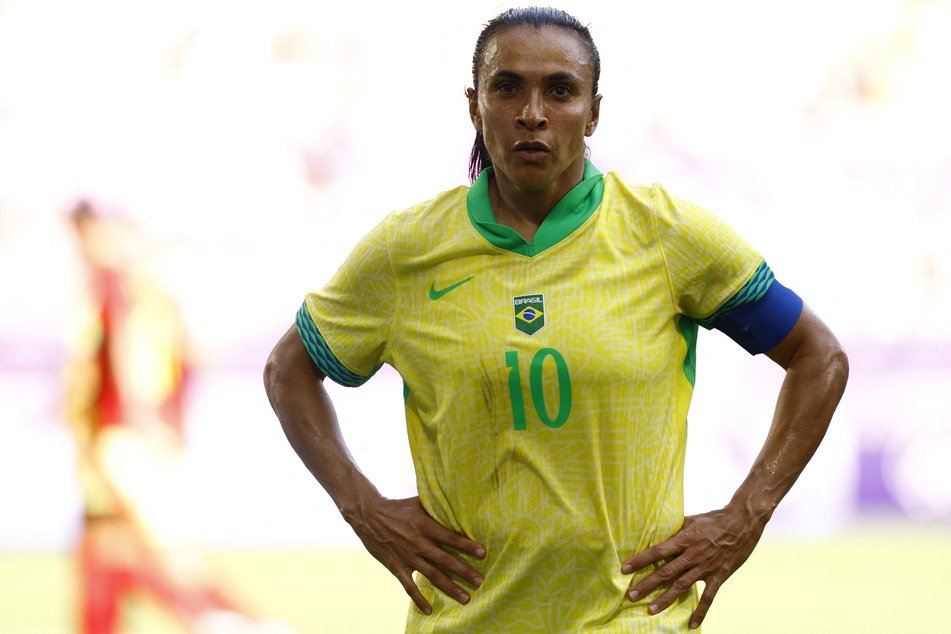 Marta of Brazil is due to play in the women's soccer final against Team USA at the Paris Olympics.