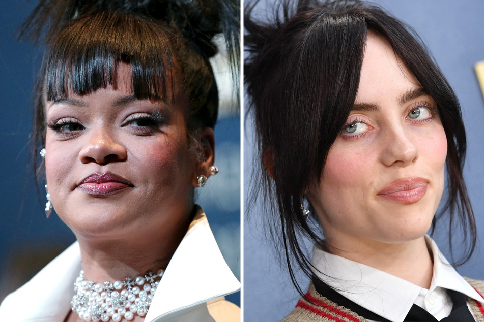 Billie Eilish (r.) couldn't quite believe her "idol" Rihanna wanted to collab with her, but make no mistake – she's all in on the idea!