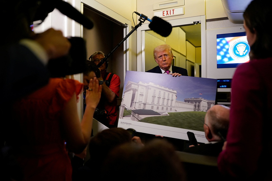 Trump reveals US military is building "massive complex" beneath White House ballroom project