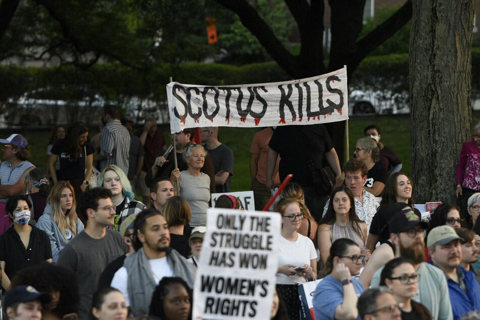 Cop running for office punches his female opponent at abortion rights rally