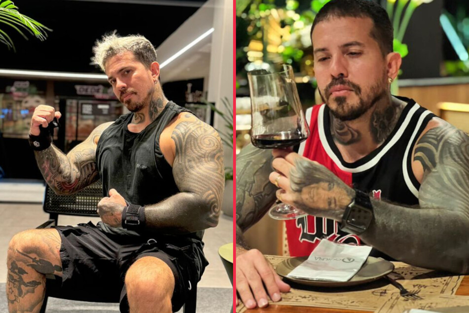 Arthur O Urso has undergone quite a radical tattoo transformation.