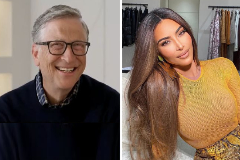 Bill Gates (65) (l.) and Kim Kardashian are about to both be recently divorced single billionaires.