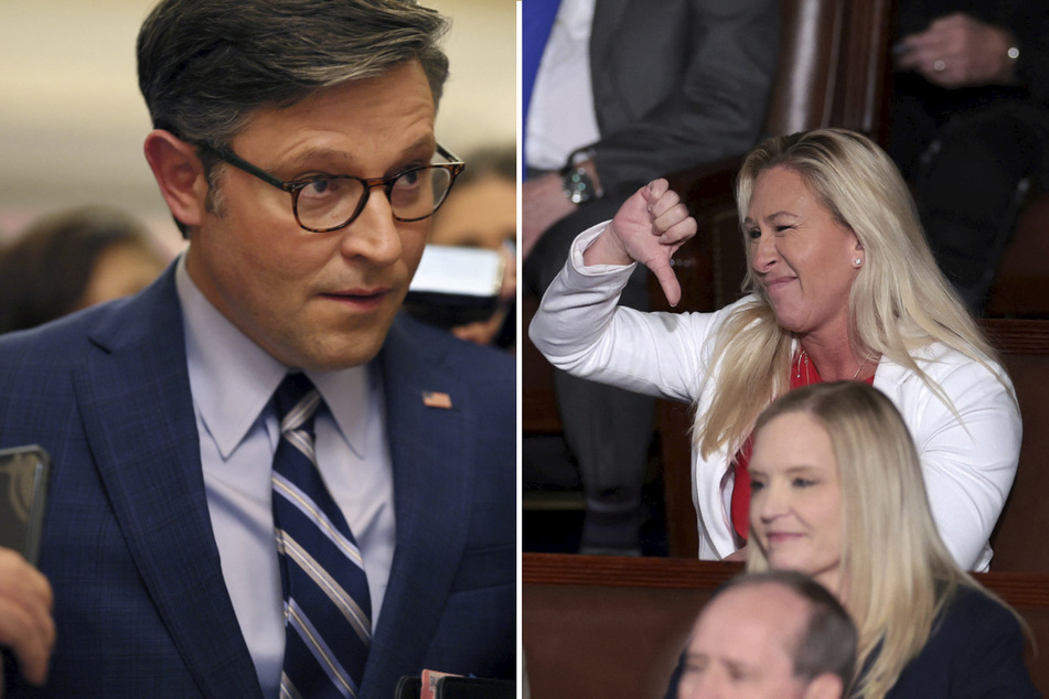 Marjorie Taylor Greene issues major threat as Mike Johnson faces far-right rebellion