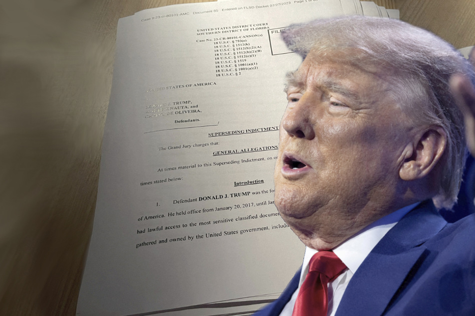 Former President Donald Trump has been hit with a fresh slate of charges in the investigation into alleged mishandling of classified documents.