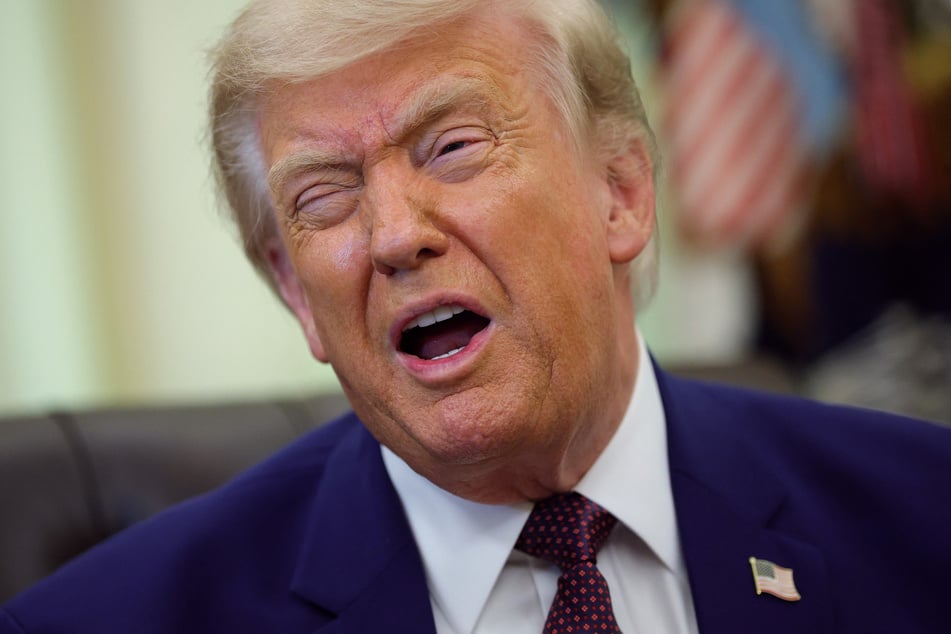Donald Trump furiously stormed out when confronted over his unfounded claims of election fraud during an interview with NBC.