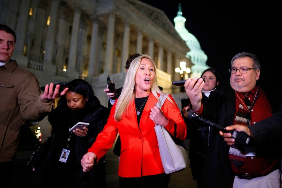 Congresswoman Marjorie Taylor Greene was called out by a colleague after she went on a five-minute rant sharing Covid-19 conspiracy theories.