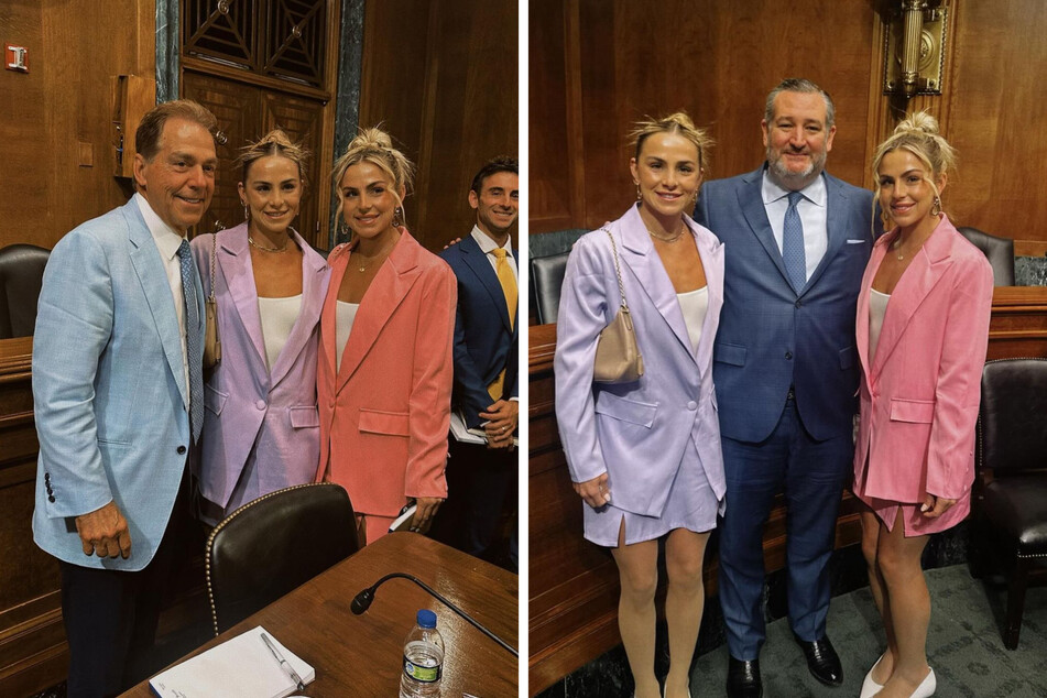 Cavinder twins enjoy "dream day" advocating for student-athletes in Washington